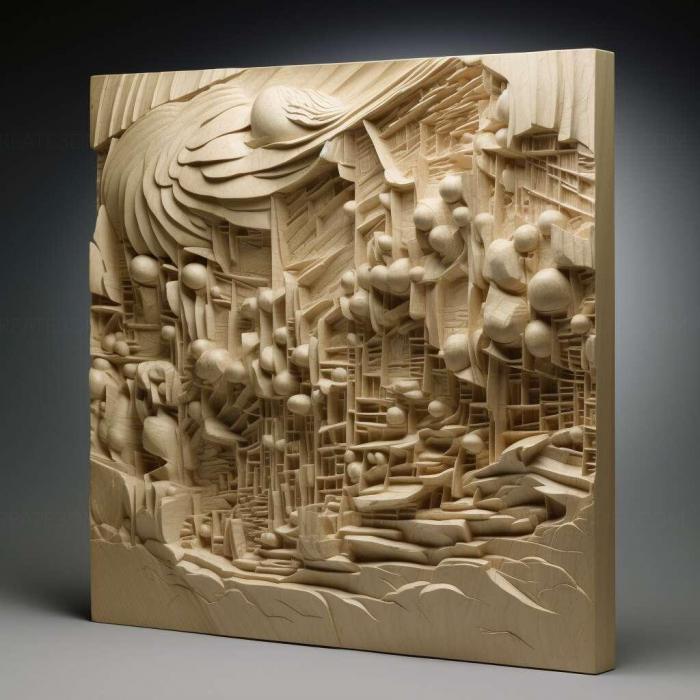 نموذج ثلاثي الأبعاد لآلة CNC 3D Art 